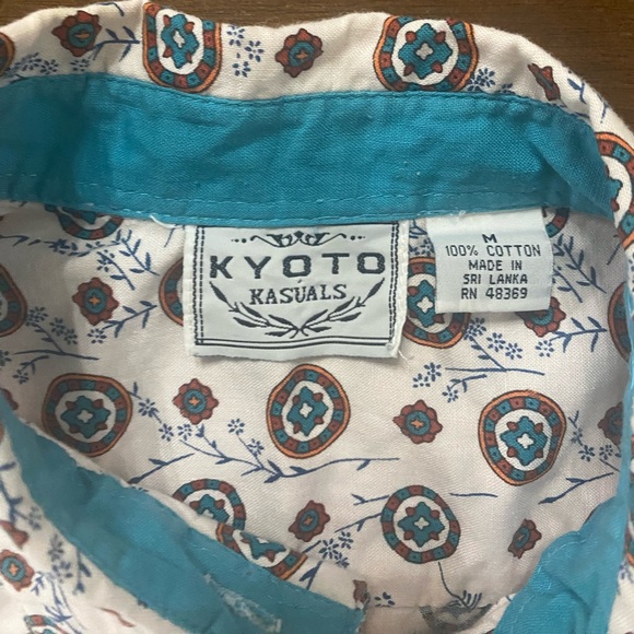 Vintage Women’s Kyoto Kasuals Button Up Shirt Size M - Picture 4 of 8